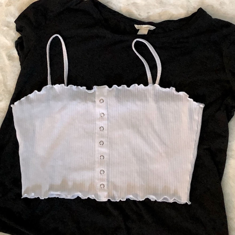 🌸CROP TOP🌸BUNDLE🌸NWOT SPAGHETTI STRAPS🌸SZ L